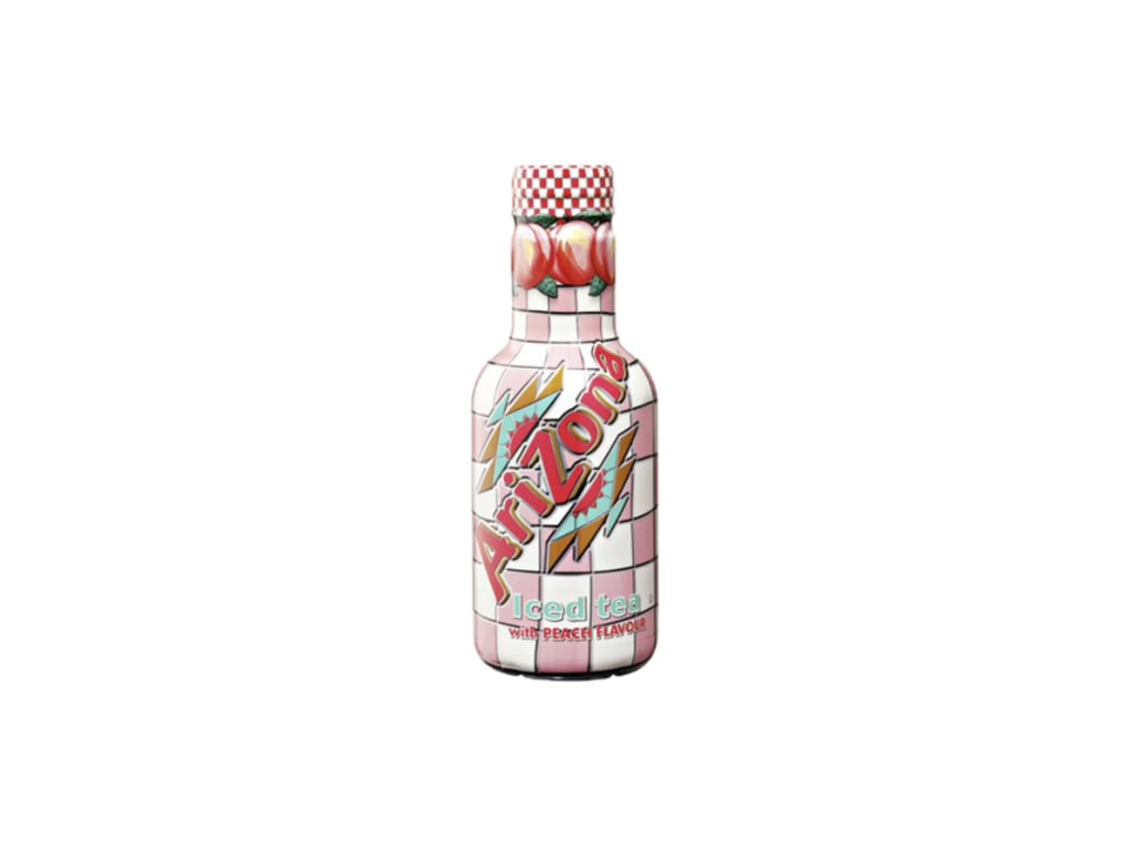 AriZona Iced Tea Peach mit Pfirsichgeschmack 0,5 l Flasche