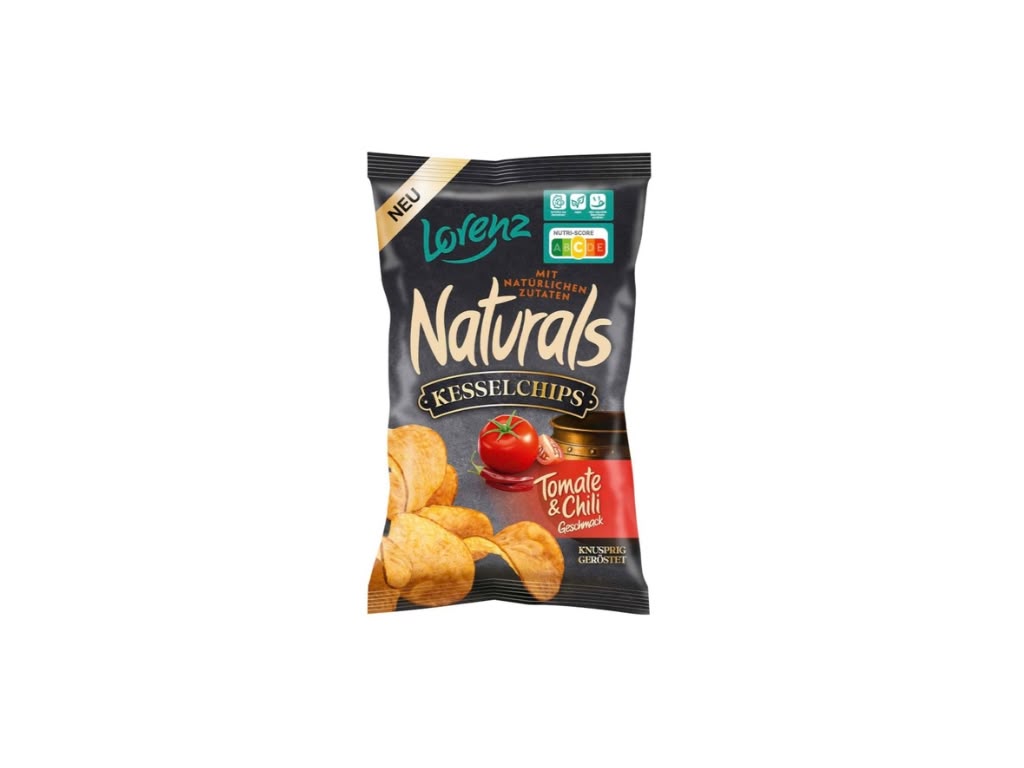Lorenz Naturals Kesselchips Tomate und Chili 95 g