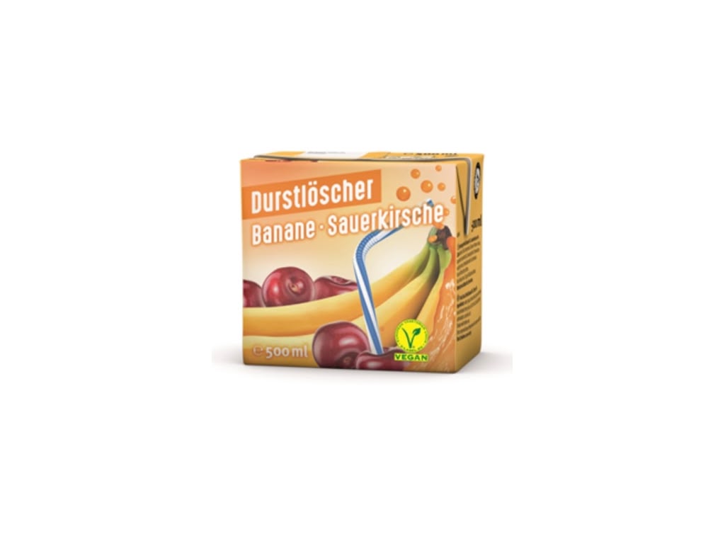 Durstlöscher Banane-Sauerkirsche 0,5 l