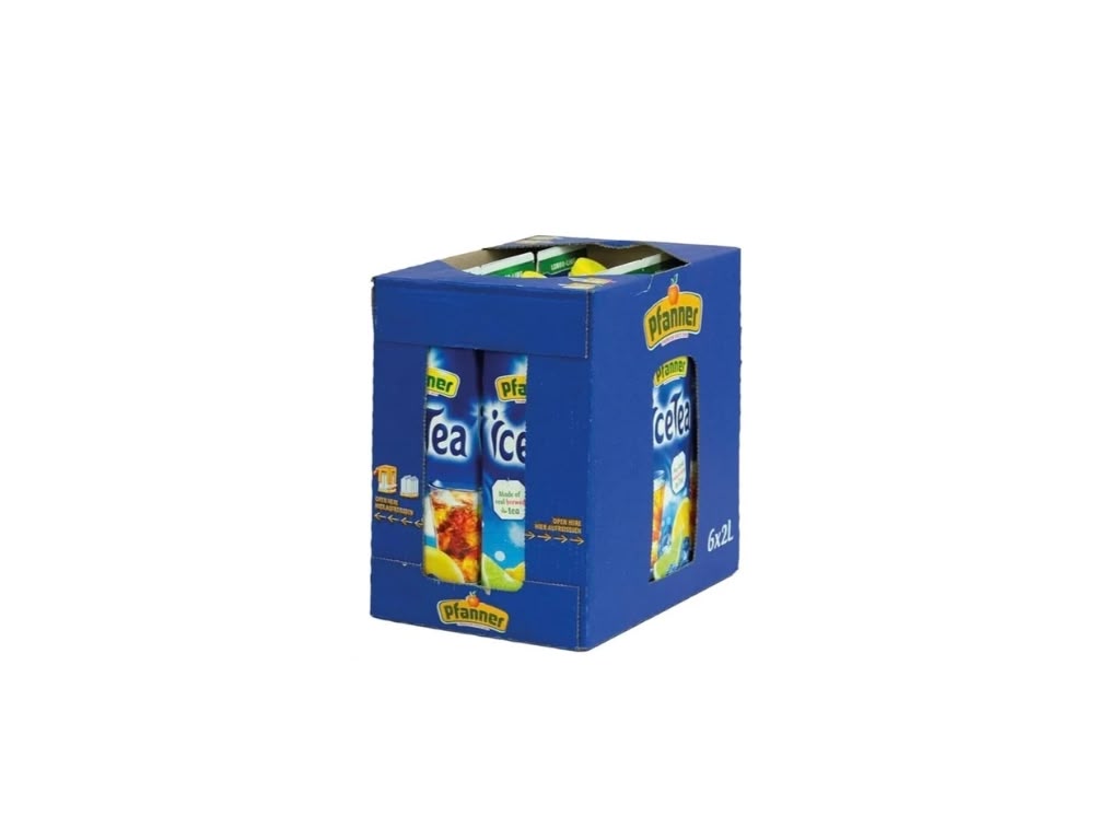 Pfanner Eistee Zitrone 6 x 2 l Faltschachtel