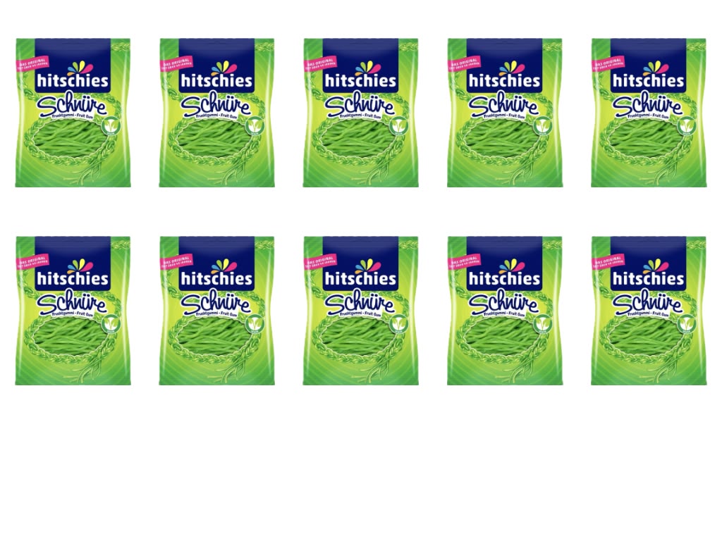 KIG Box Hitschies Schnüre Apfel – 10 Tüten