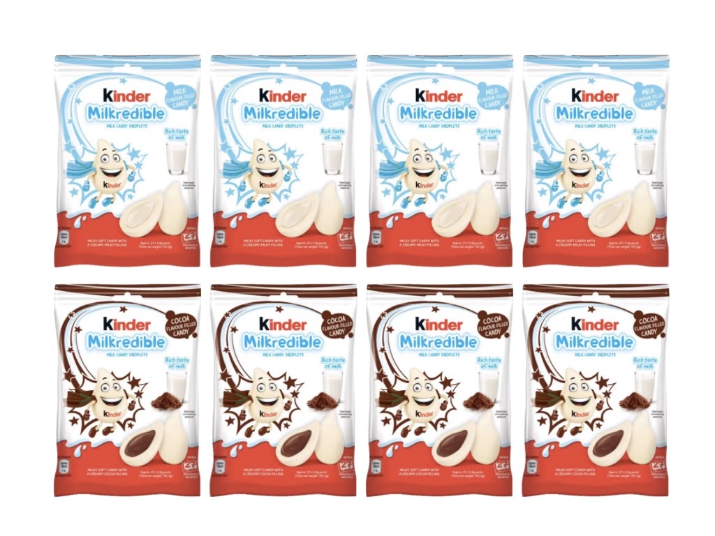 KIG Box Kinder Milkredible Mix 8 Beutel Gesamtansicht