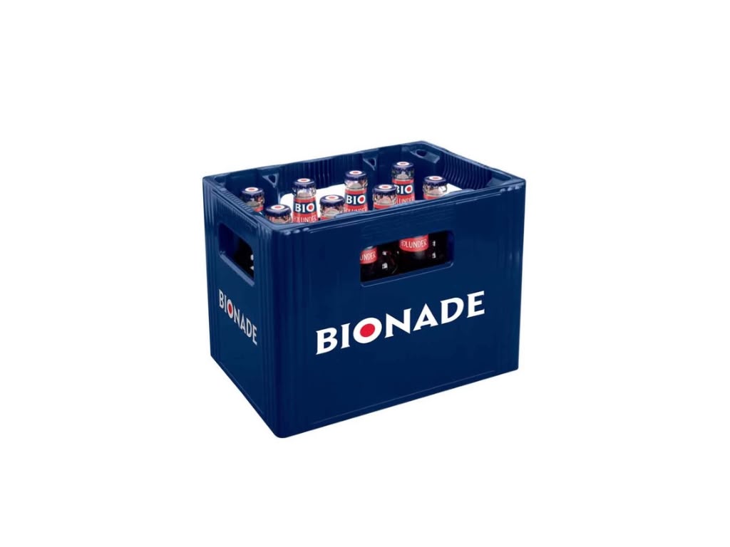 BIONADE Holunder – 12 × 0,33 l Glas-Mehrweg
