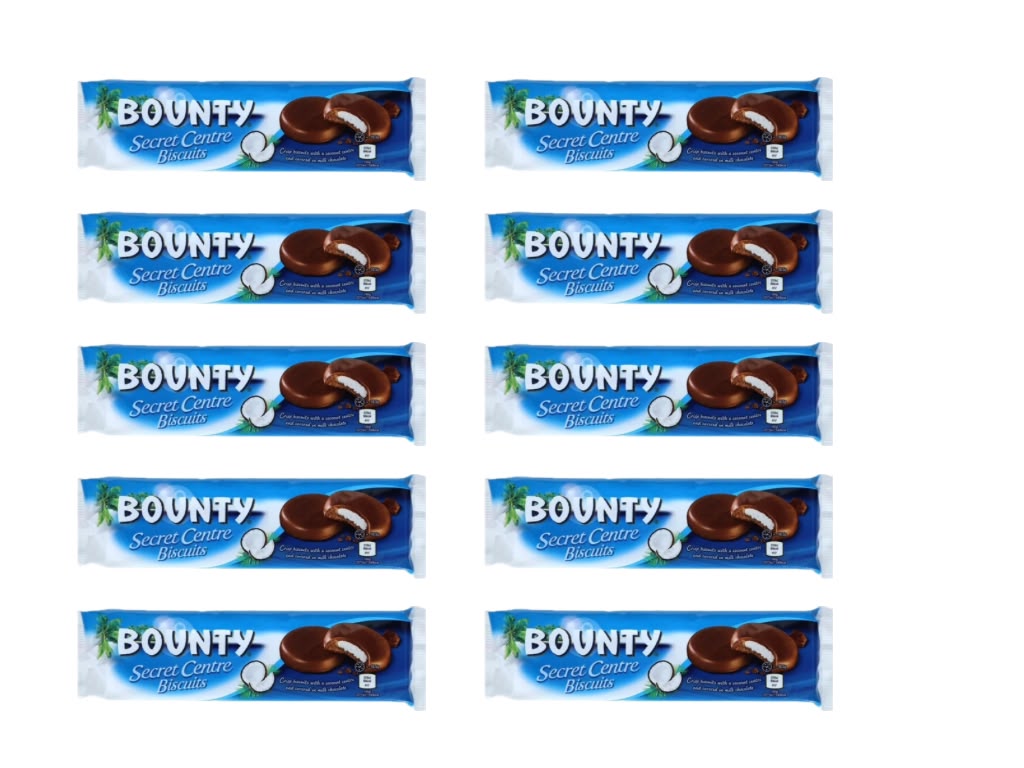 KIG Box Bounty Secret Centre Biscuits – 10 Packungen