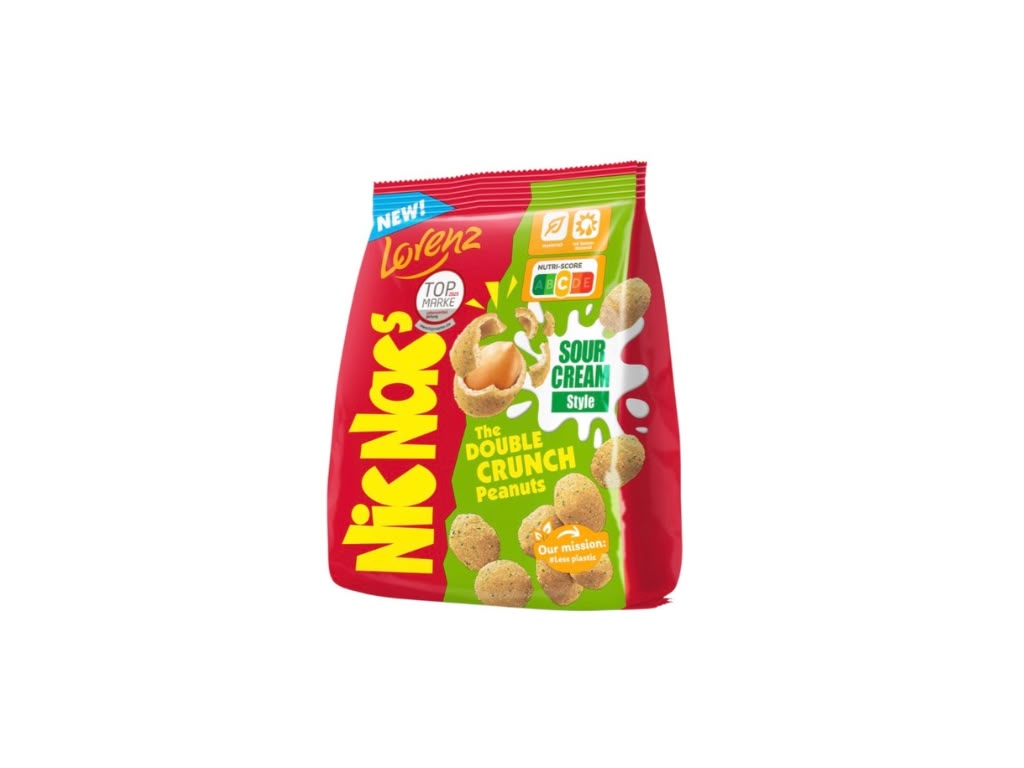 NicNac's The Double Crunch Peanuts Sour Cream 110 g
