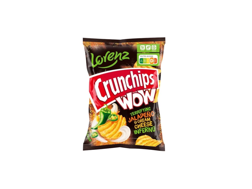 Lorenz Crunchips WOW Jalapeño & Cream Cheese 110 g