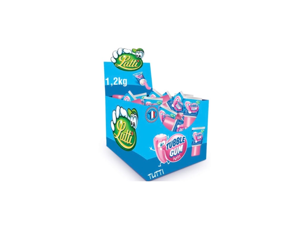 Lutti Tubble Gum Tutti Großpackung 36 x 35 g – 1.260 g