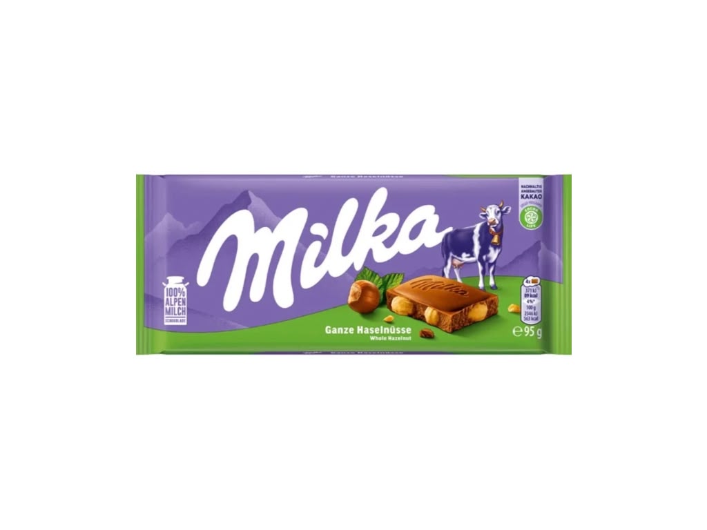 Milka Ganze Haselnüsse 90 g