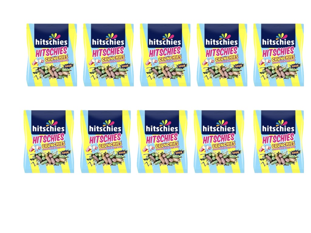 KIG Box Hitschies Crunchies Sour Mix – 10 Tüten