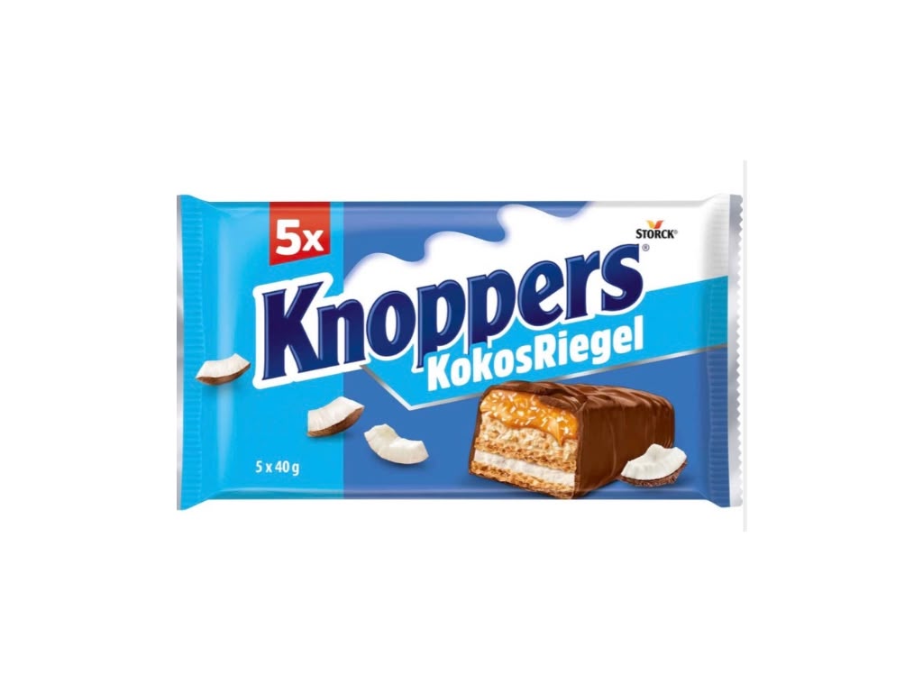 Knoppers KokosRiegel 5er Multipack 5 x 40 g – 200 g
