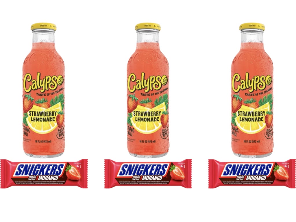 KIG Box Calypso Strawberry & Snickers Morango 6-teilig Gesamtansicht