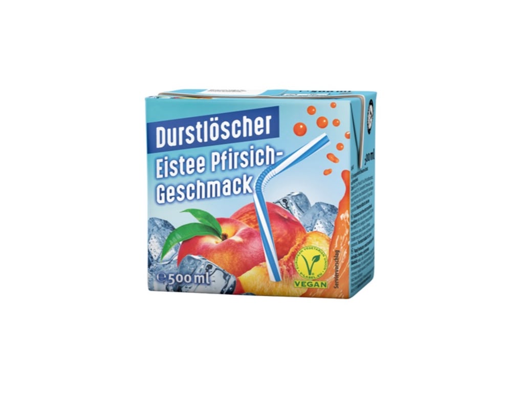 Durstlöscher Eistee Pfirsich-Geschmack 0,5 l