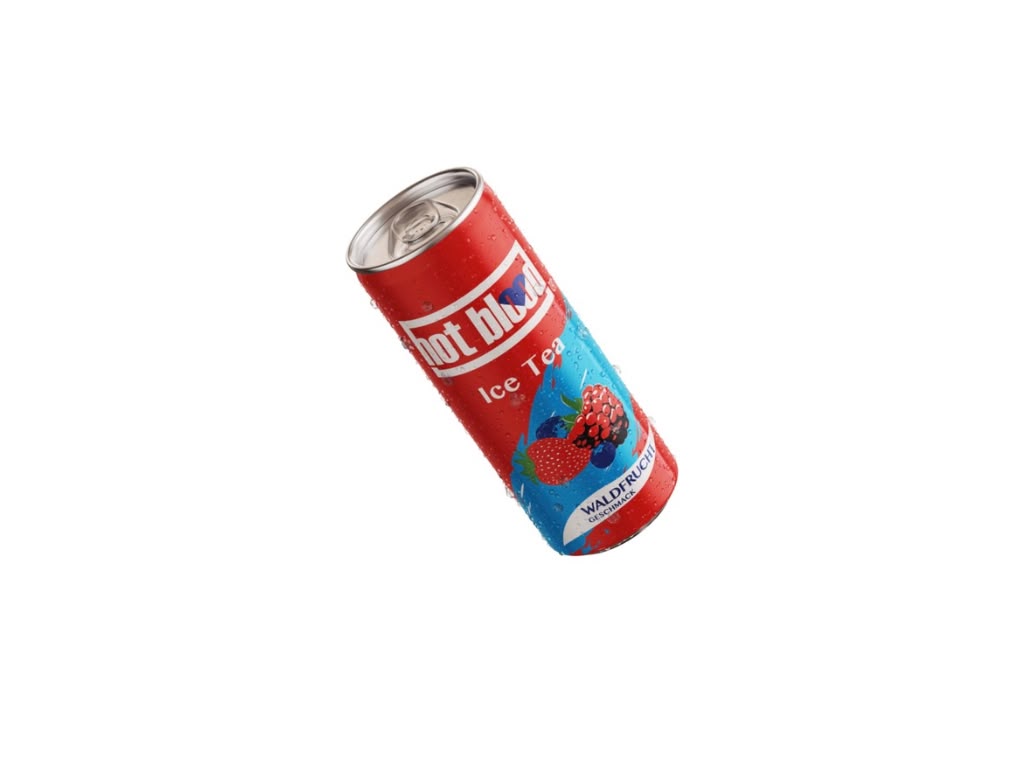 Hot Blood Ice Tea Waldfrucht – 0,33 l Dose