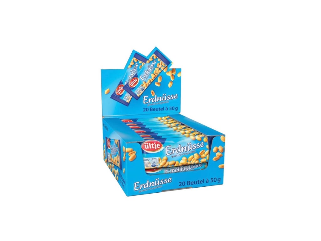 Ültje Erdnüsse geröstet & gesalzen to go 20 x 50 g – 1.000 g Großpackung