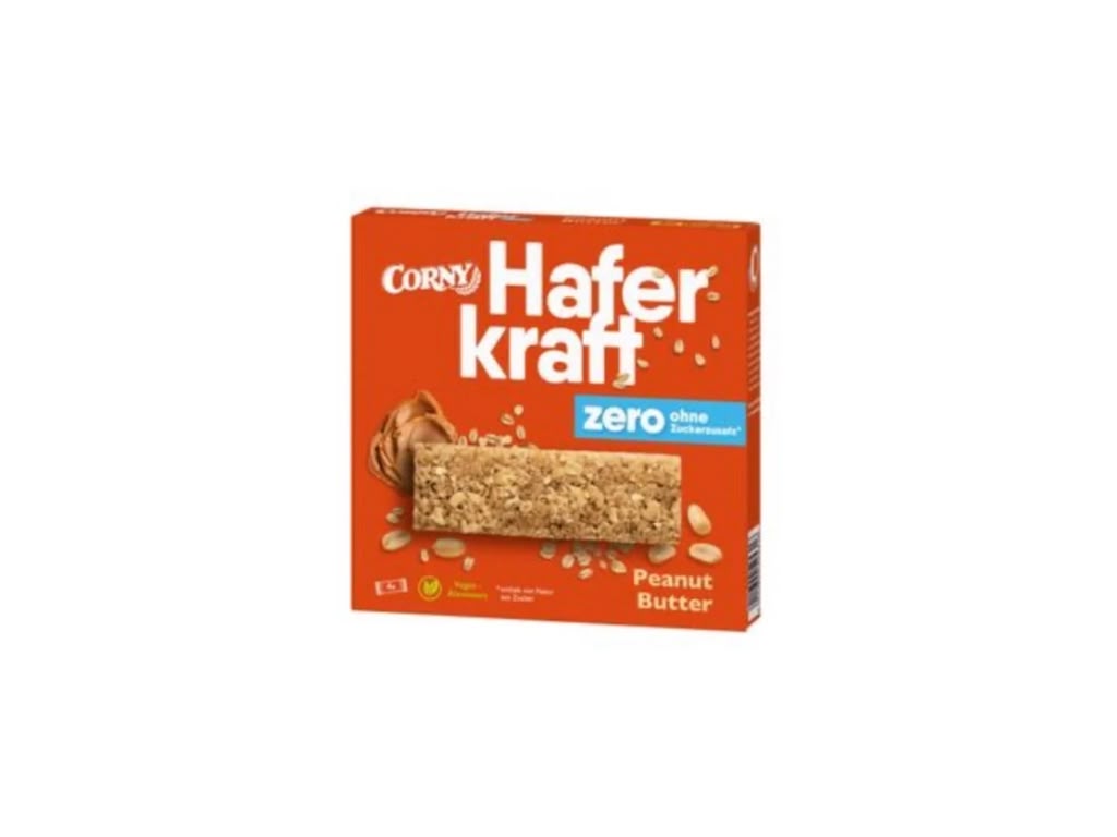Corny Haferkraft zero Peanut Butter 4 x 35 g – 140 g