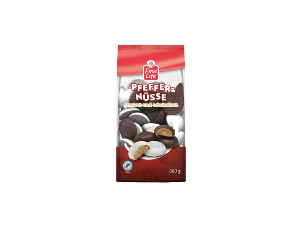 Fine Life Spéculoos glacés & enrobés de chocolat 600 g