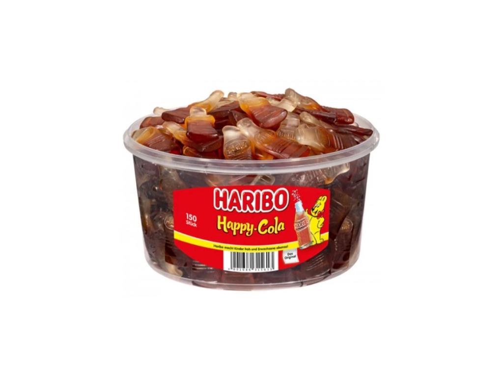 Haribo Happy Cola, Colafläschchen, Fruchtgummi, 150 Stück 1,2KG