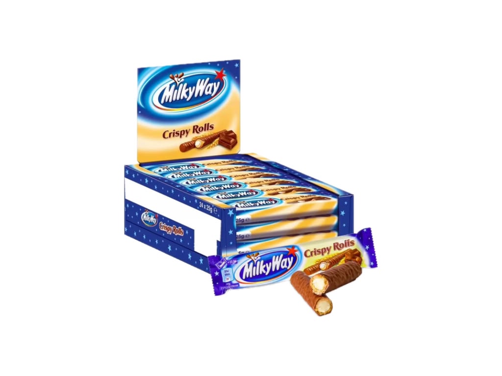 Milky Way Crispy Rolls 24 x 2er-Pack 476 g