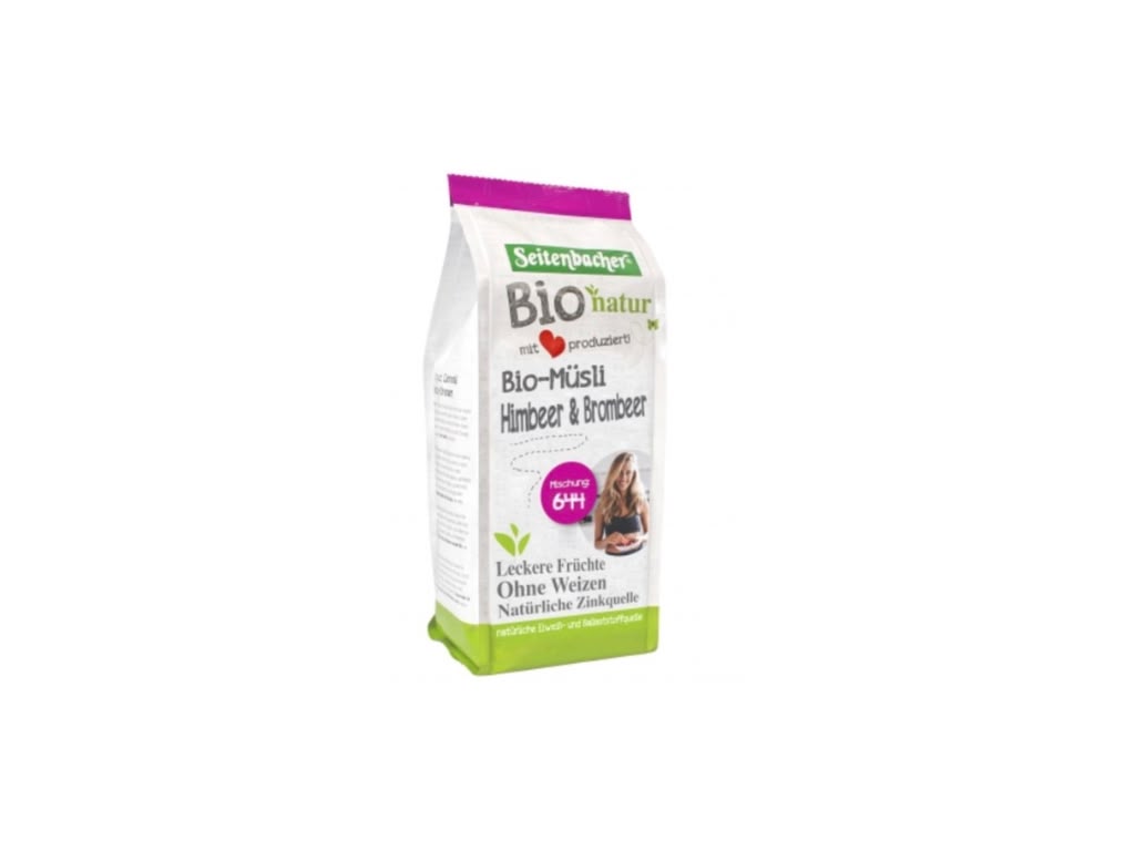 Seitenbacher Bio natur Bio-Müsli Himbeer & Brombeer 500 g