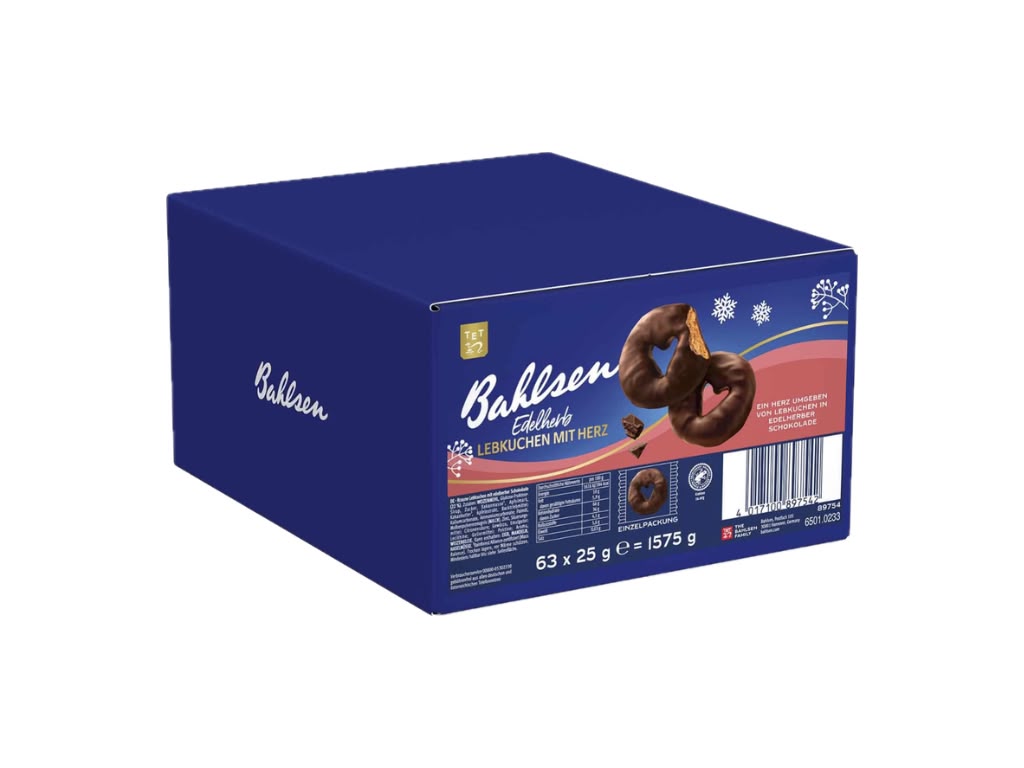 Bahlsen Gingerbread with Heart 63 pieces 1.575 kg