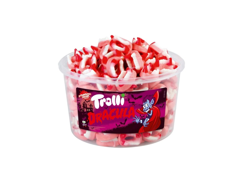 Trolli Dracula Großdose 150 Stück / 1.200 g Großpackung