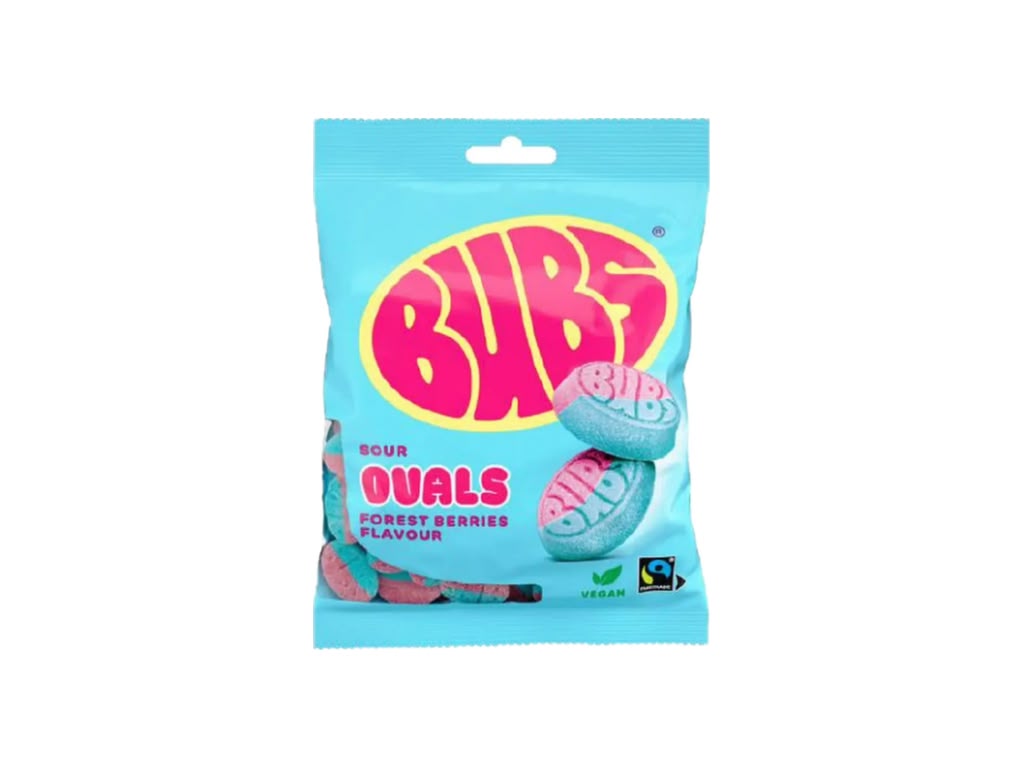 BUBS Sour Ovals Forest Berries 90 g