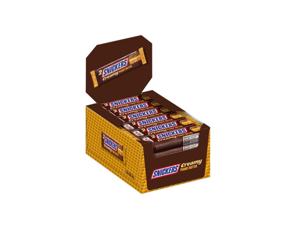 Snickers Creamy Peanut Butter 24 x 36,5 g Großpackung