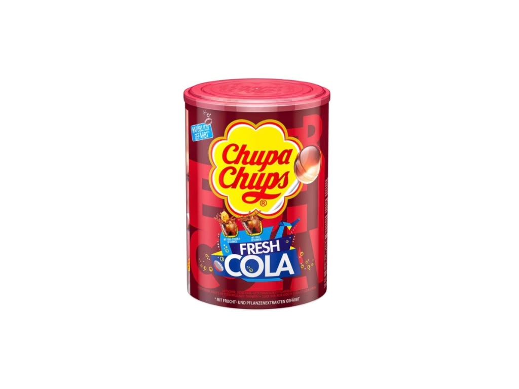 Chupa Chups Fresh Cola Runddose 100 x 12 g – 1.200 g
