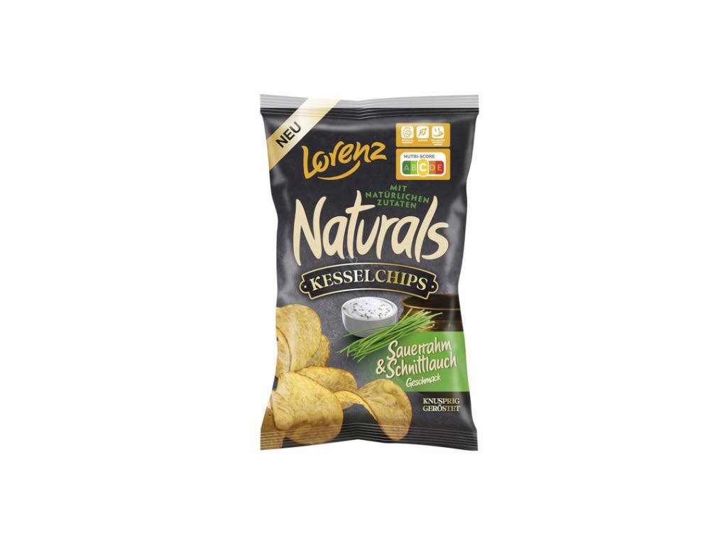 Lorenz Naturals Kesselchips Sauerrahm und Schnittlauch 95 g