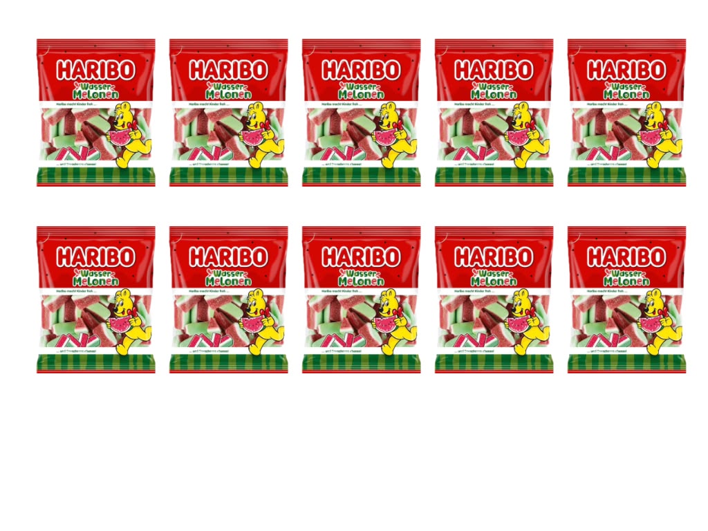 KIG Box HARIBO Wassermelonen – 10 Tüten