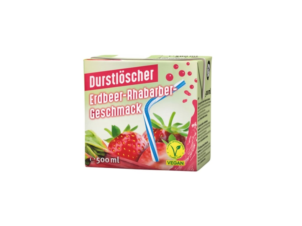 Durstlöscher Erdbeer-Rhabarber-Geschmack 0,5 l