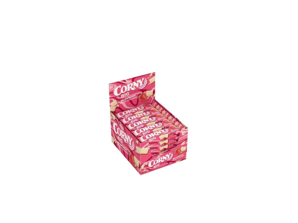 Corny Big Strawberry White Choc 24 x 40 g – 960 g