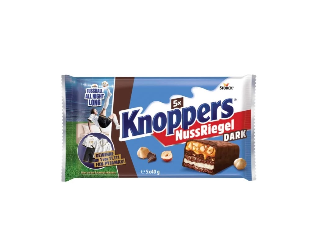 Knoppers NussRiegel Dark 5er Multipack 5 x 40 g – 200 g