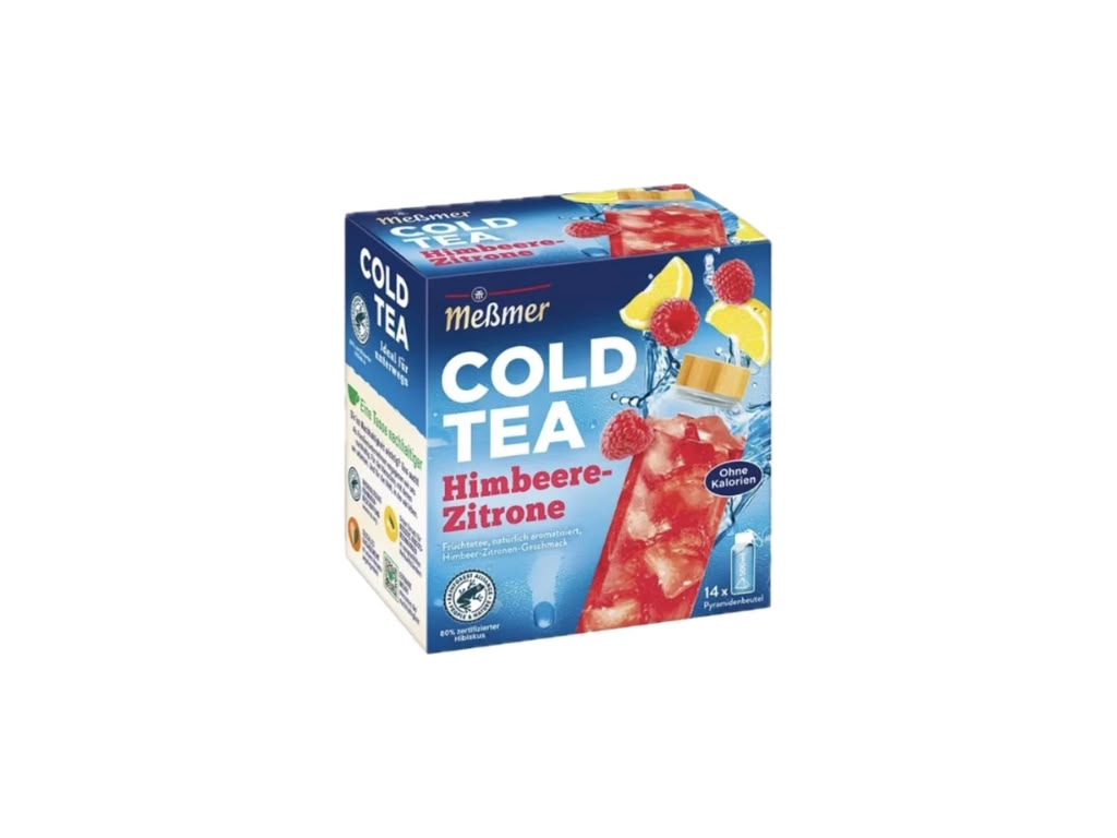 Meßmer Cold Tea Himbeere-Zitrone 14 Beutel