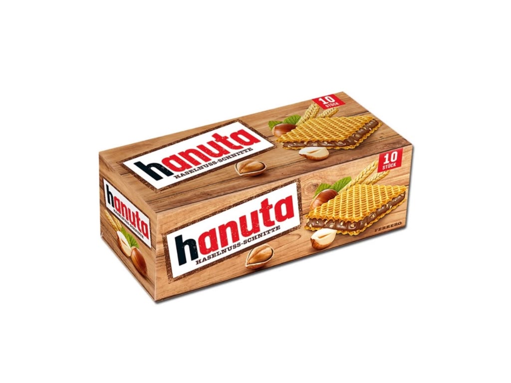 Hanuta Haselnuss-Schnitte 10er Multipack 10 x 22 g – 220 g