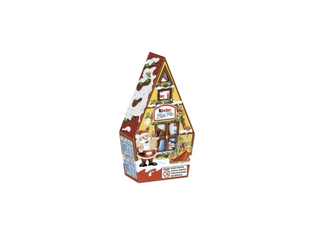 Kinder Mini Mix Weihnachtshäuschen 76 g