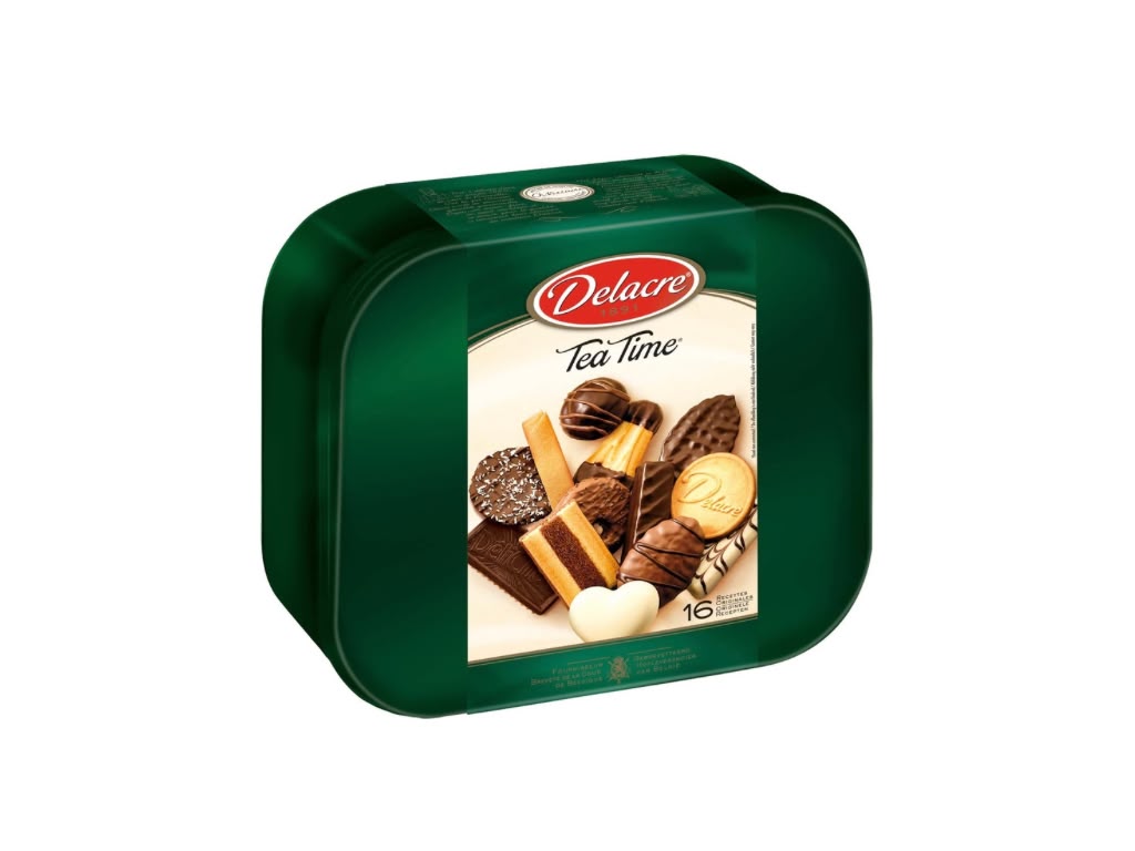 Delacre Tea Time Classic Gebäckmischung – 1 kg Metalldose