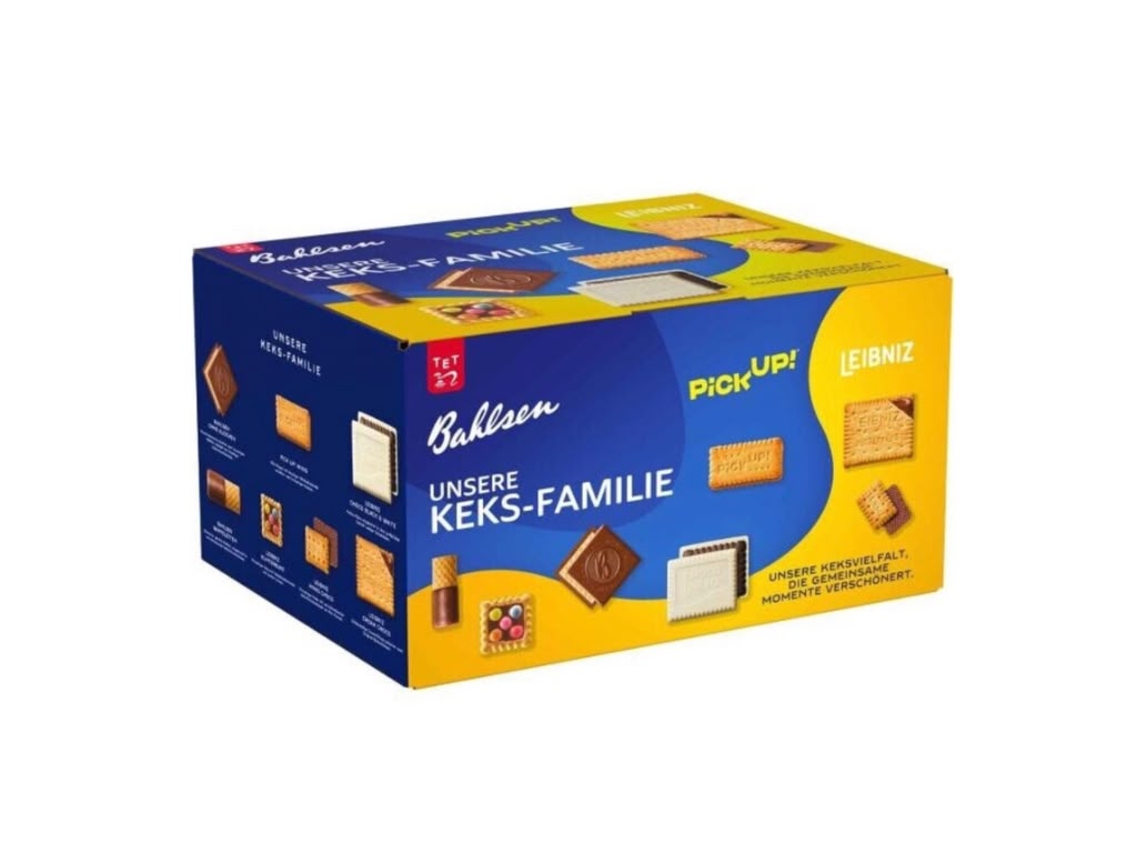 Bahlsen Unsere Keks-Familie – 4 × 280 g Großpackung