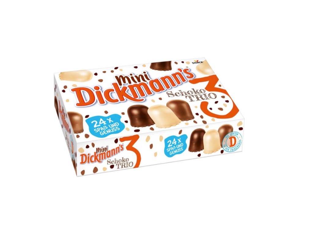Dickmann's mini Dickmann's Schoko Trio 24 Stück / 200 g