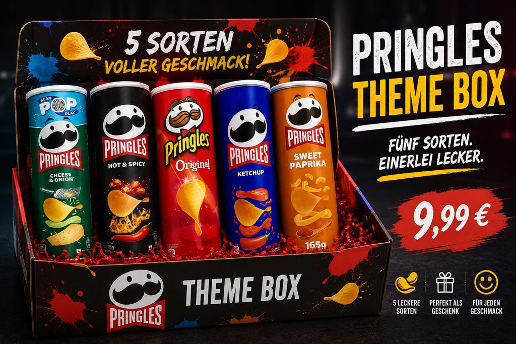 Pringles Theme Box – 5 Sorten Chips zum Probieren