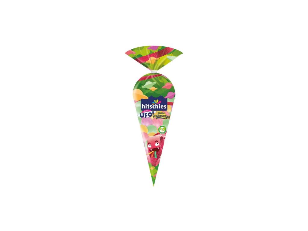Hitschies Brizzl UFOs Saure Drachenzungen 75g