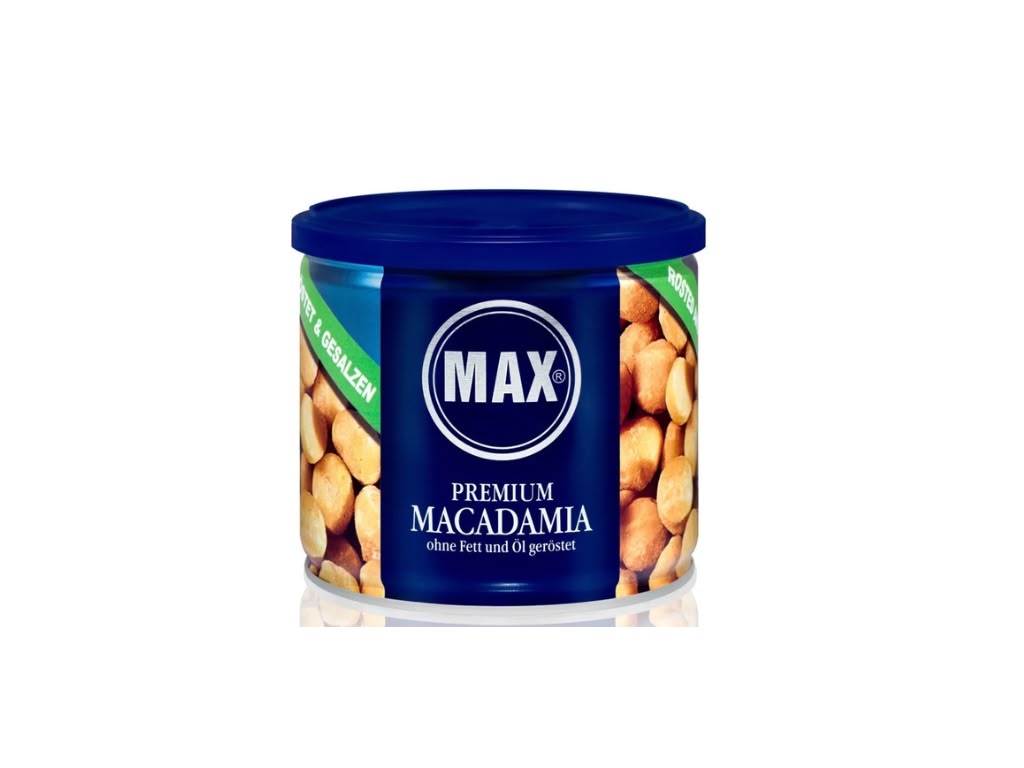 MAX Premium Macadamia ohne Fett & Öl geröstet 150 g