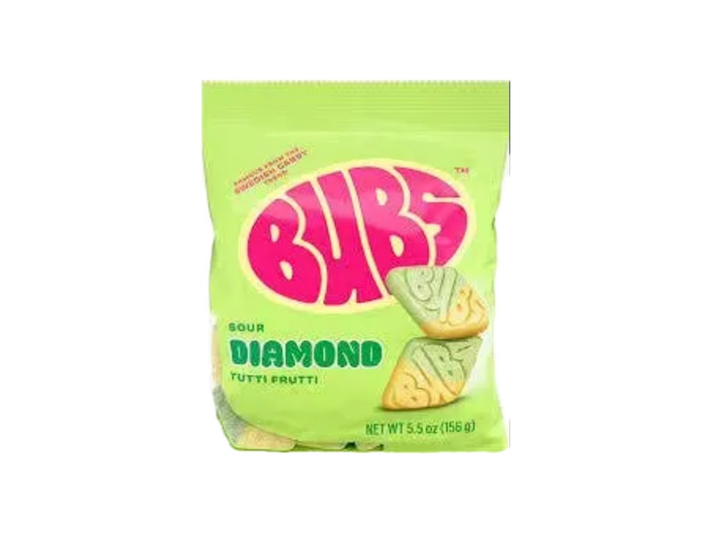 BUBS Sour Diamond Tutti Frutti 156 g