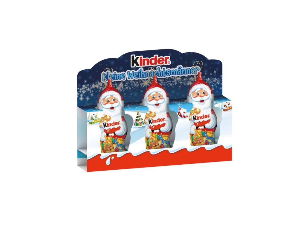Kinder Mini Weihnachtsmänner 3 x 15 g