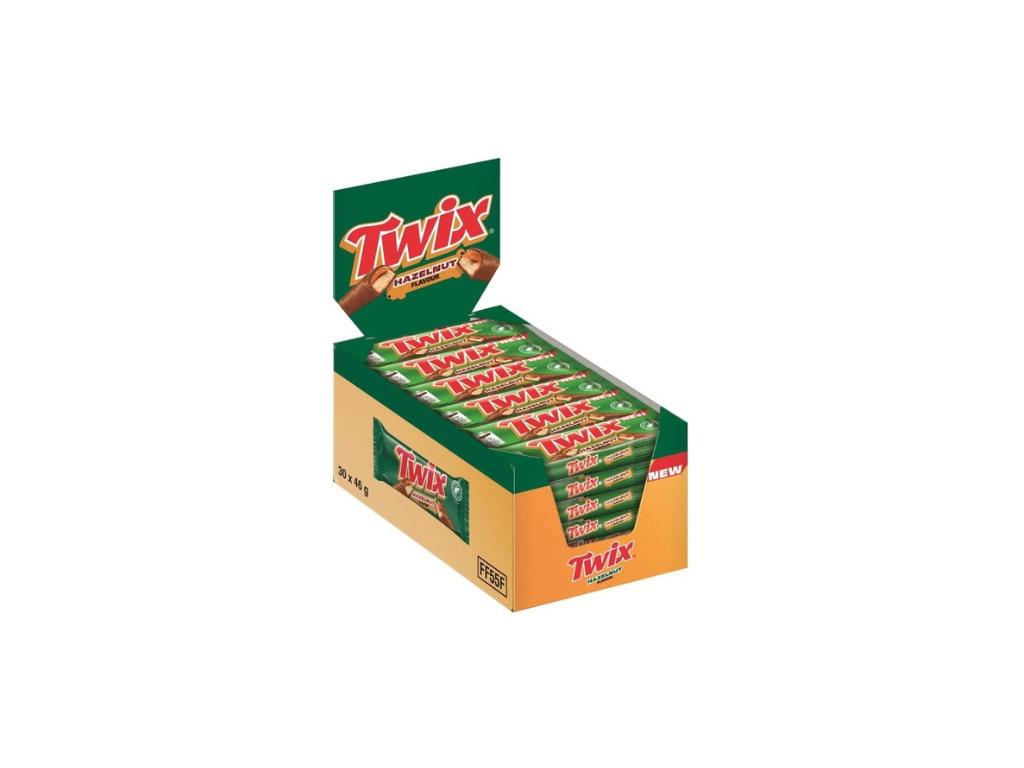 Twix Hazelnut Flavour 30x46g Schokoriegel Haselnuss Vorratspack 1,38kg