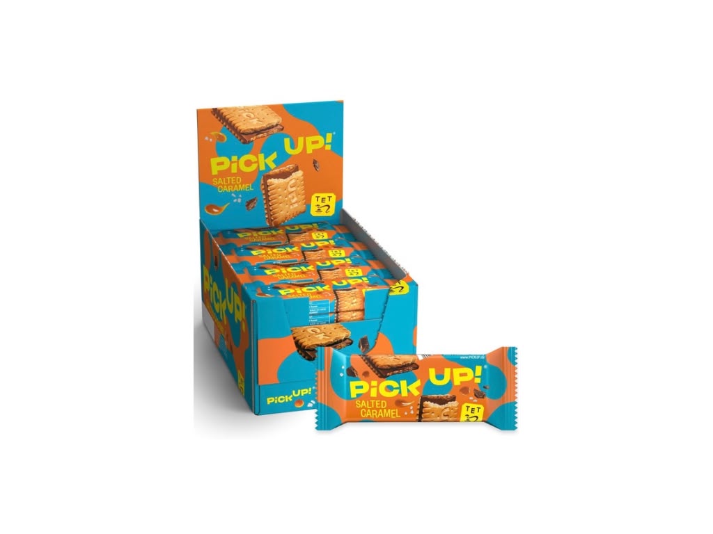 Leibniz Pick Up! Salted Caramel Großpackung 24 x 28 g – 672 g