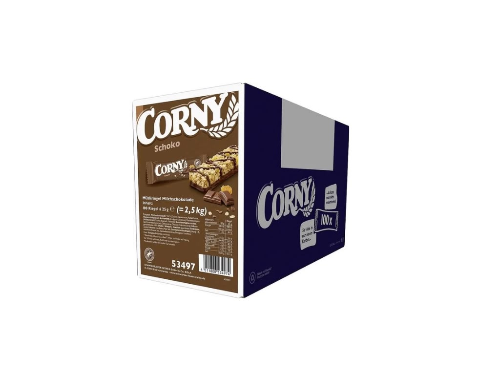 Corny Schoko 100 x 25 g – 2.500 g