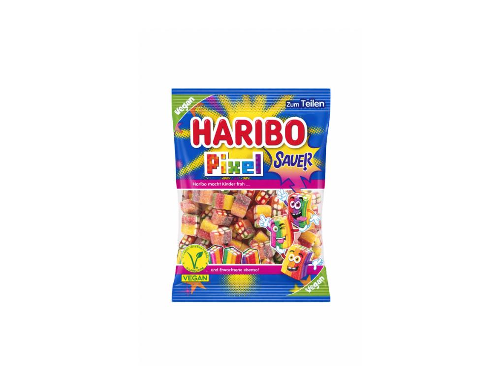 HARIBO Rainbow Pixel sauer vegan 10 x 160 g 1,6 kg Großpackung Vorrat