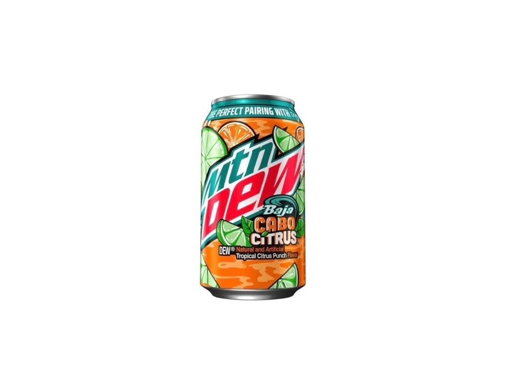 Mountain Dew Baja Cabo Citrus USA 355 ml