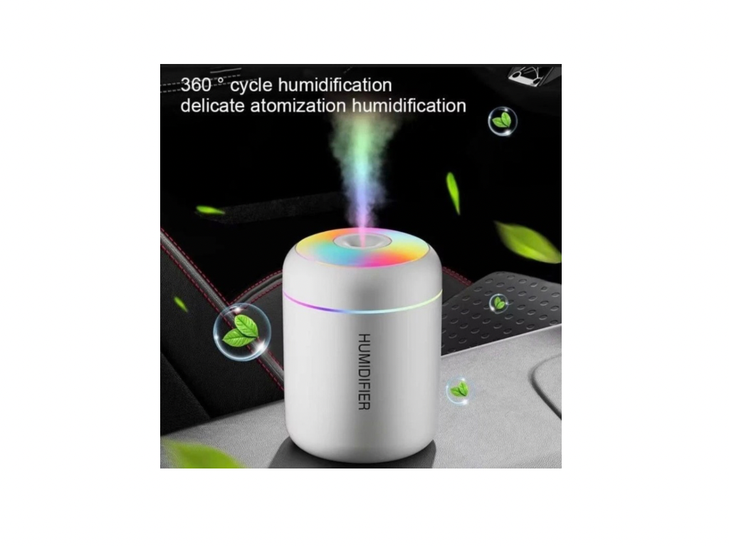 180 ml Mini-USB-Luftbefeuchter – Aroma-Diffusor & Nachtlicht für Auto & Zuhause